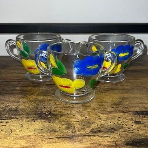 MCM Vintage - Bartlett Collins Gay Fad Floral Sugar Bowl